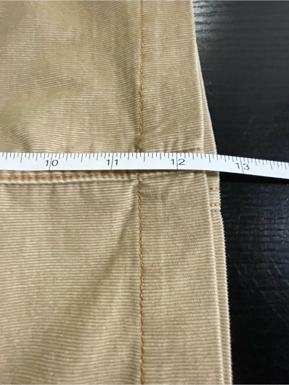 Duck Head Corduroy Mini Skirt Womens 7 Tan Good Vintage Y2K Embroidered Pockets - Picture 10 of 10